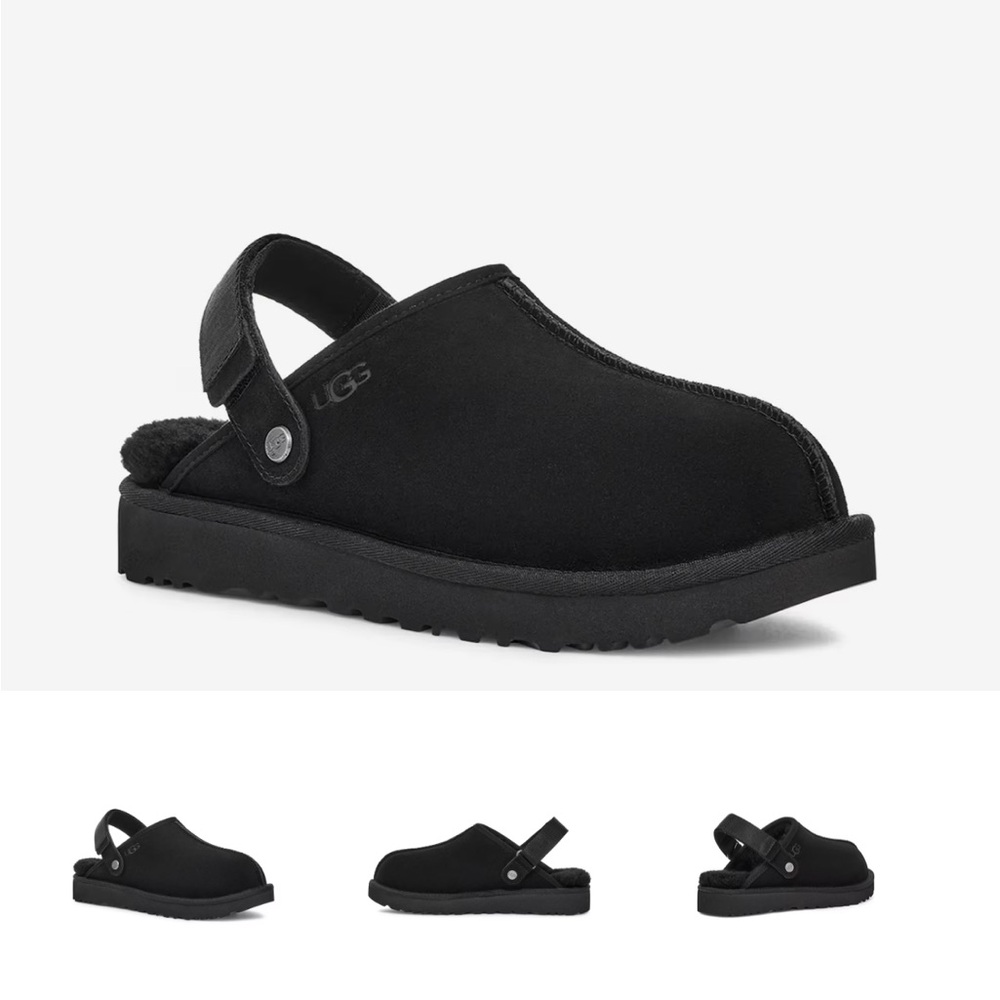 UGG Lanah Clog Slipper Size 8 black